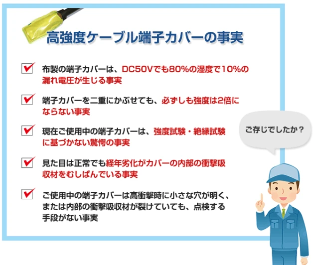 高強度ケーブル端子カバー（図8）