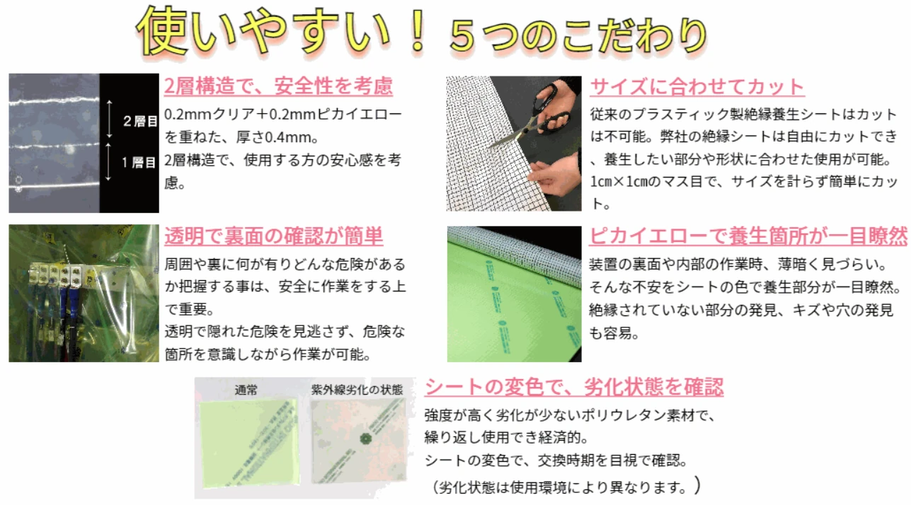 ポリウレタン2層低圧絶縁シート（図3）